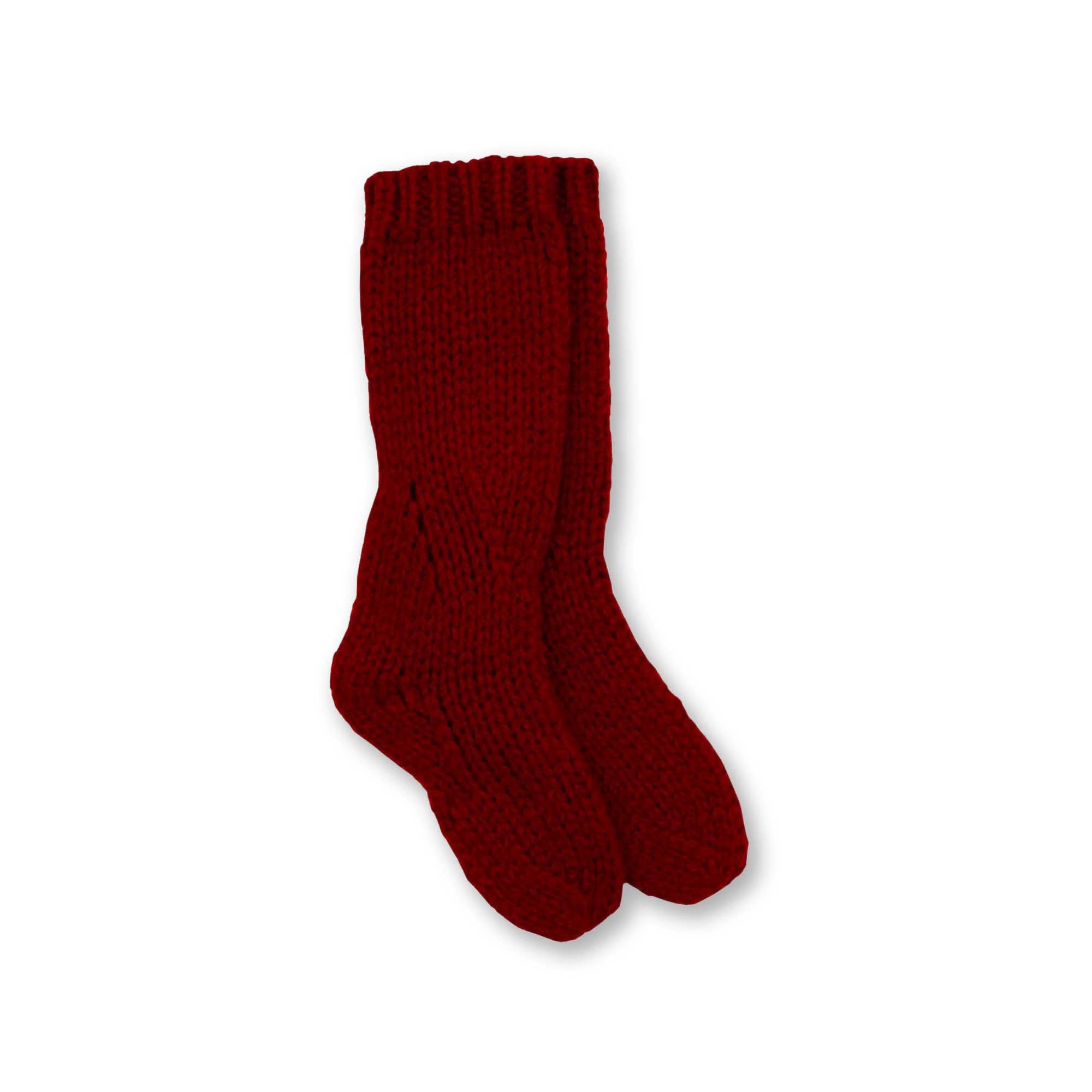 Womens | Lounge Sock | Scarlet