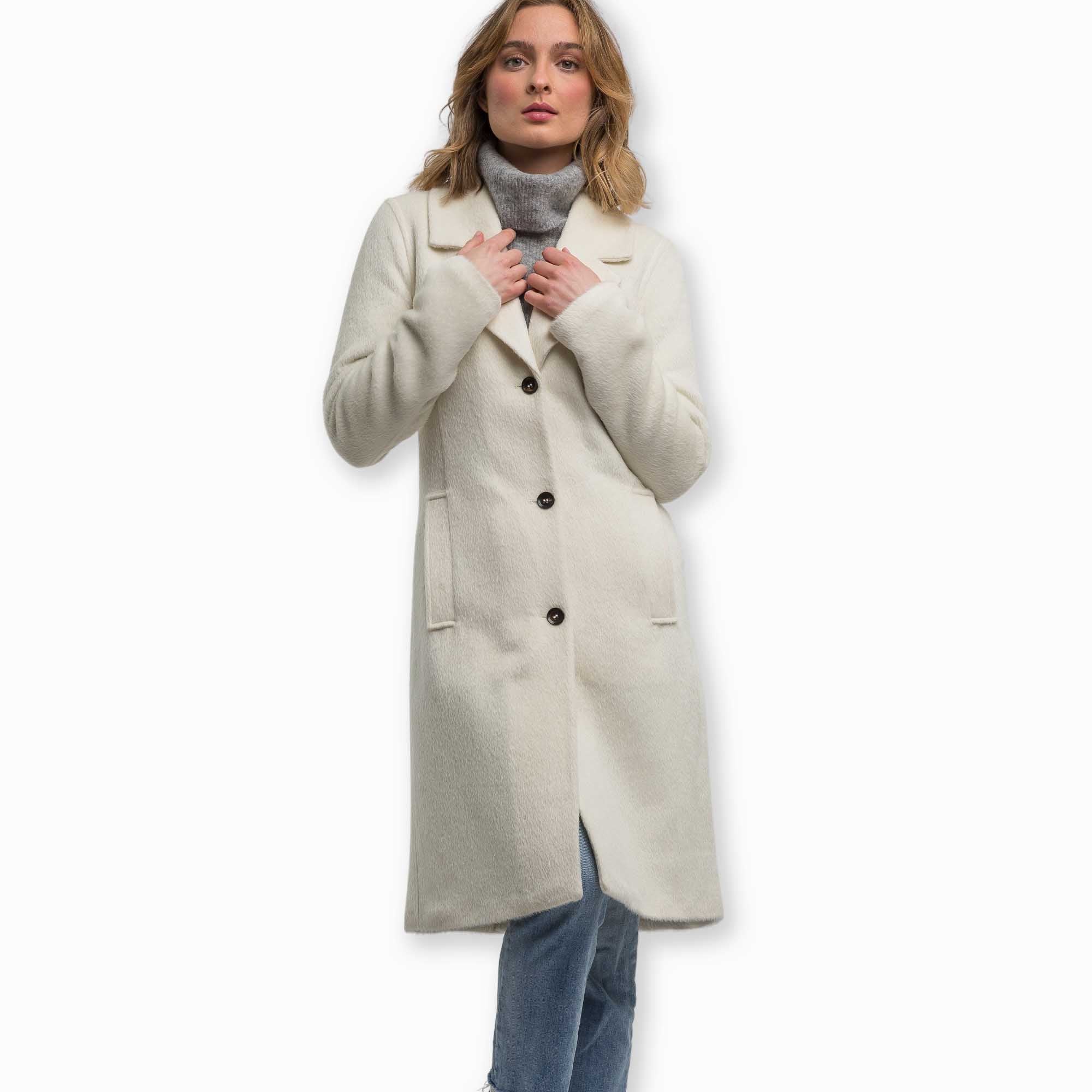 Womens | Samira Coat | White