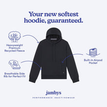 Chilluxe Brushed Fleece Hoodie | Black