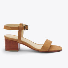 Lucia Block Heel Sandal Sand Women's Leather Sandal Nisolo