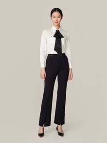 Streamlined Fit Straight Leg Pant | Black