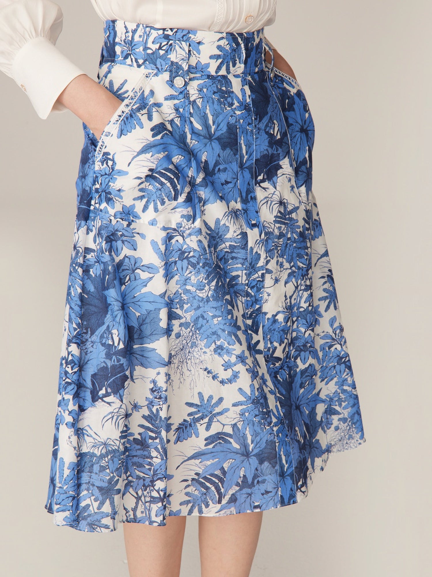 Printed Dress | Blue