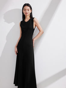 Sleeveless Maxi Dress | Black