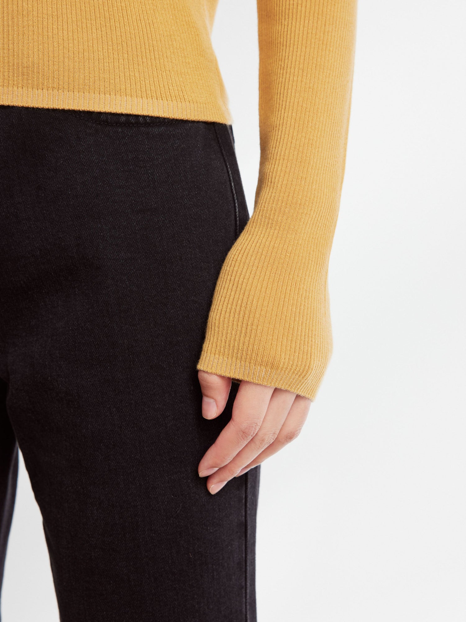 Knitted Top | Yellow