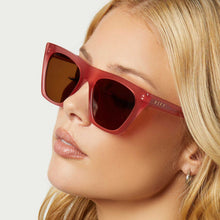 Womens | Avril Sunglasses | Guava | Brown Polarized Lenses