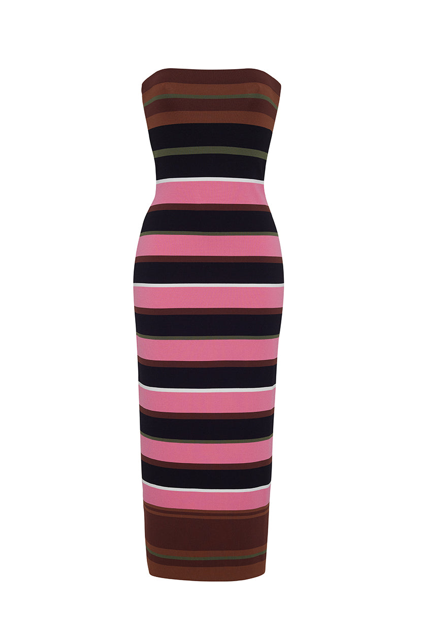 Mesa Dress | Sienna Stripe Pink Lemonade