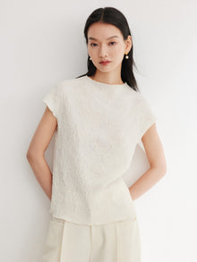 Cap Sleeve Tee | Ivory