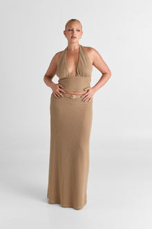 Haven Maxi Skirt | Tan