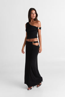 Lilah Maxi Skirt | Black