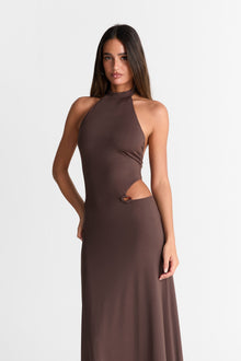 Aurora Maxi Dress | Chocolate
