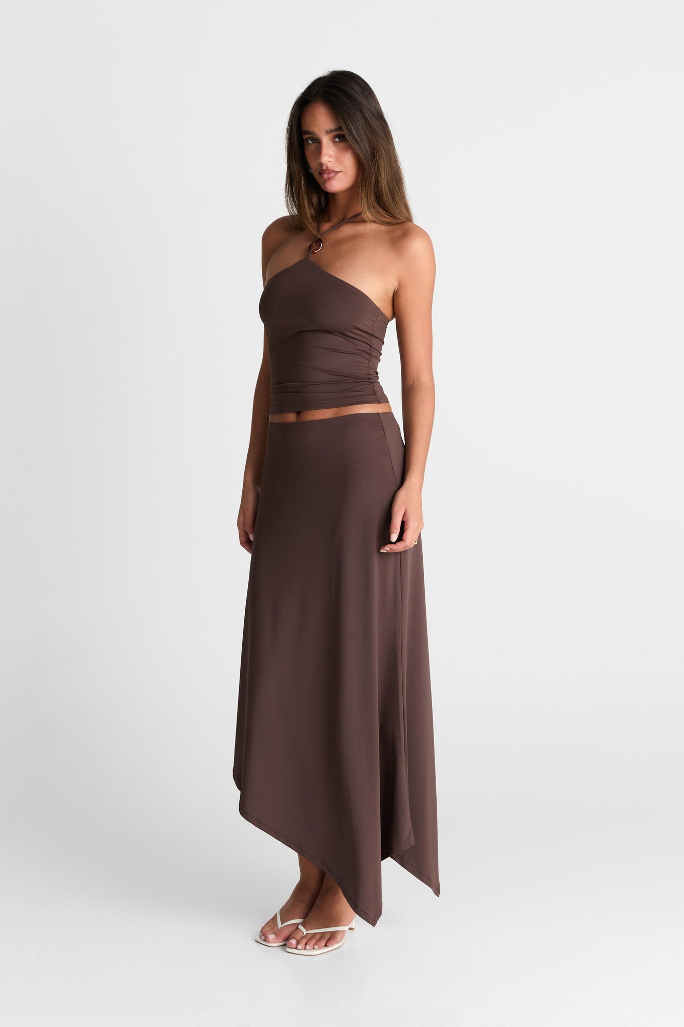 Lyra Maxi Skirt | Chocolate