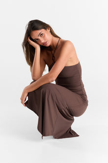 Lyra Maxi Skirt | Chocolate