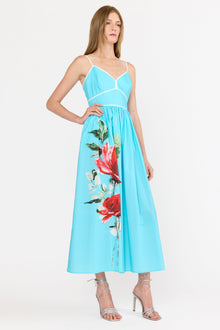 Leilani Dress | Turquoise Rose