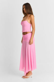 Sage Maxi Skirt | Pink