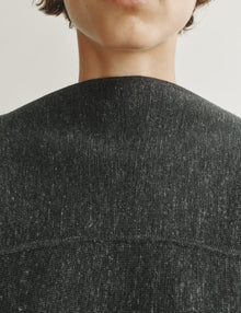 Womens | The Enzo Sweater in Wool-Silk Melange | Anthracite