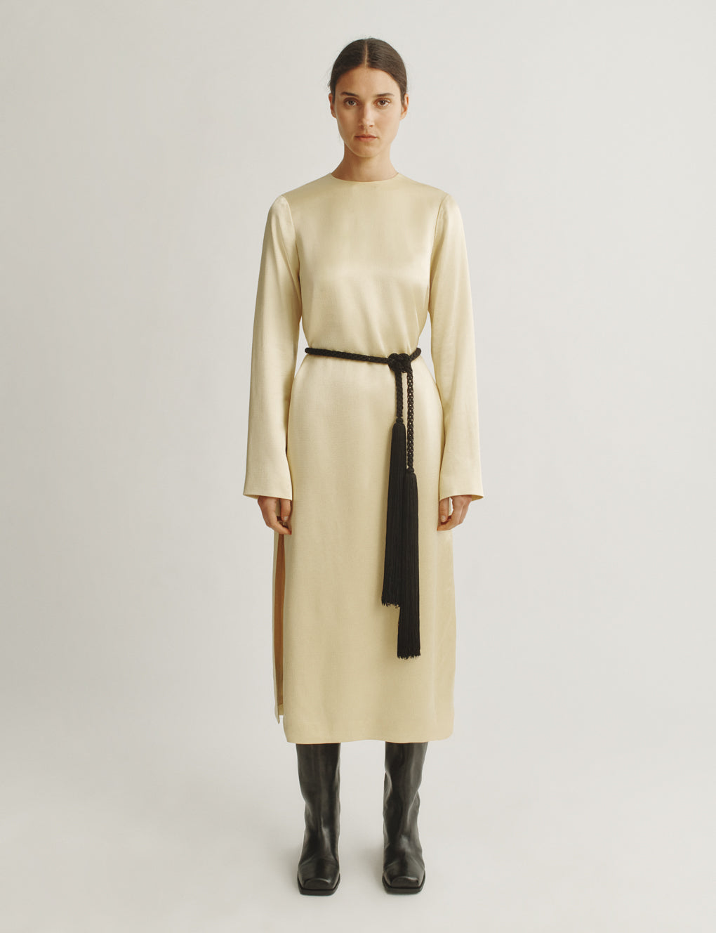 Womens | The Malina Dress | Champagne