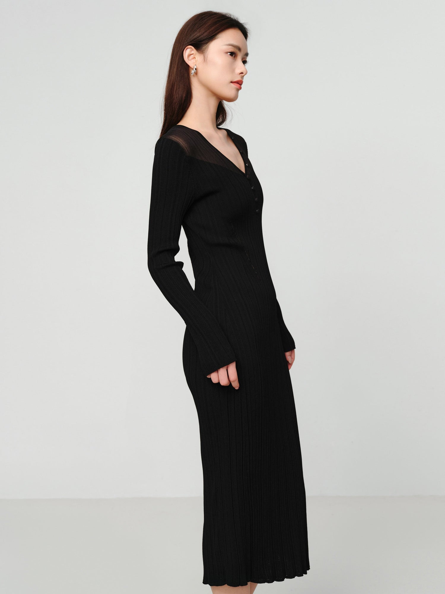 Acetate Dress | Black