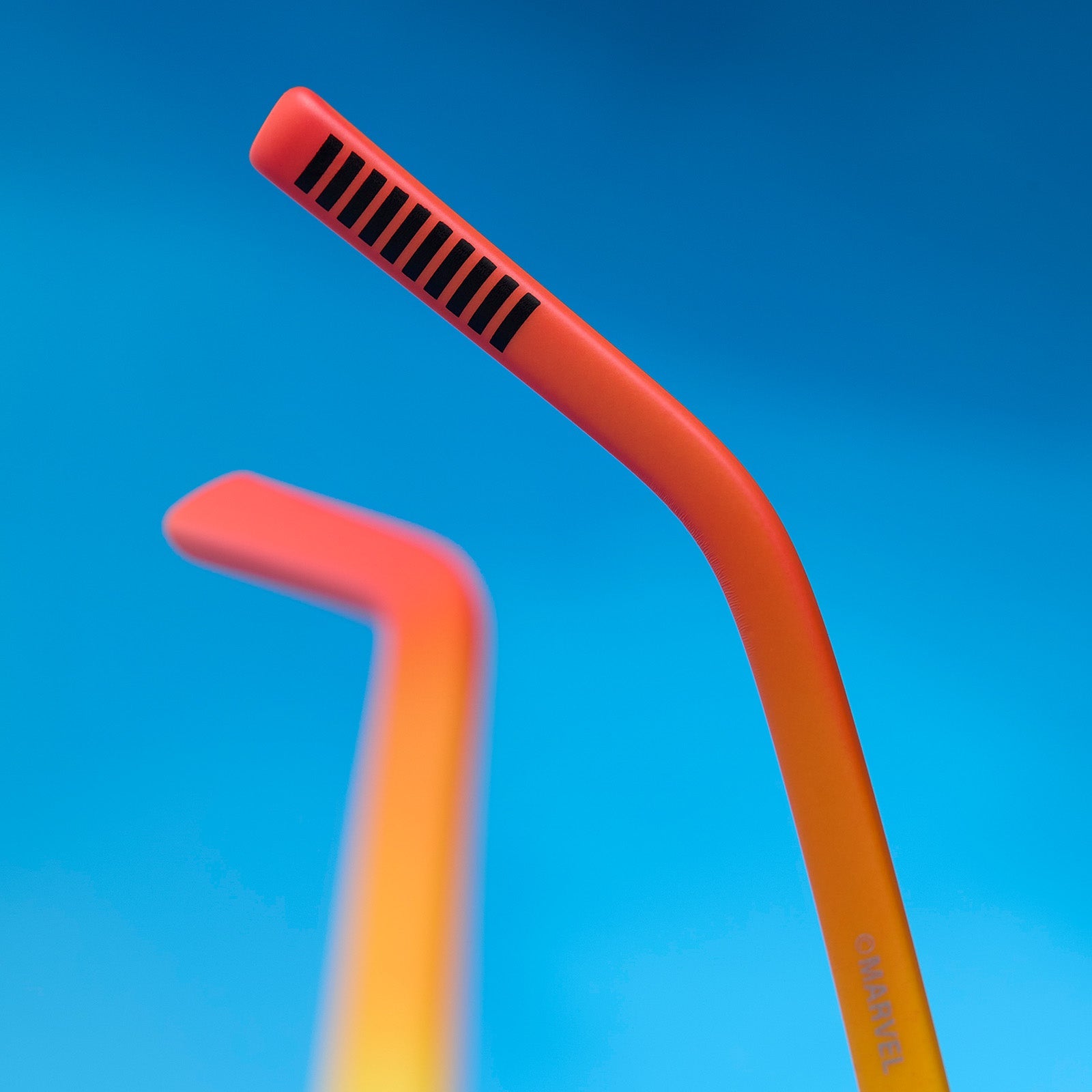 Unisex | Human Torch Sunglasses | Radiant Yellow To Orange Flame Fade | Blazing Red Orange Polarized Lenses