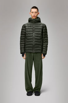 Rains Lohja Puffer Jacket Green Jacket
