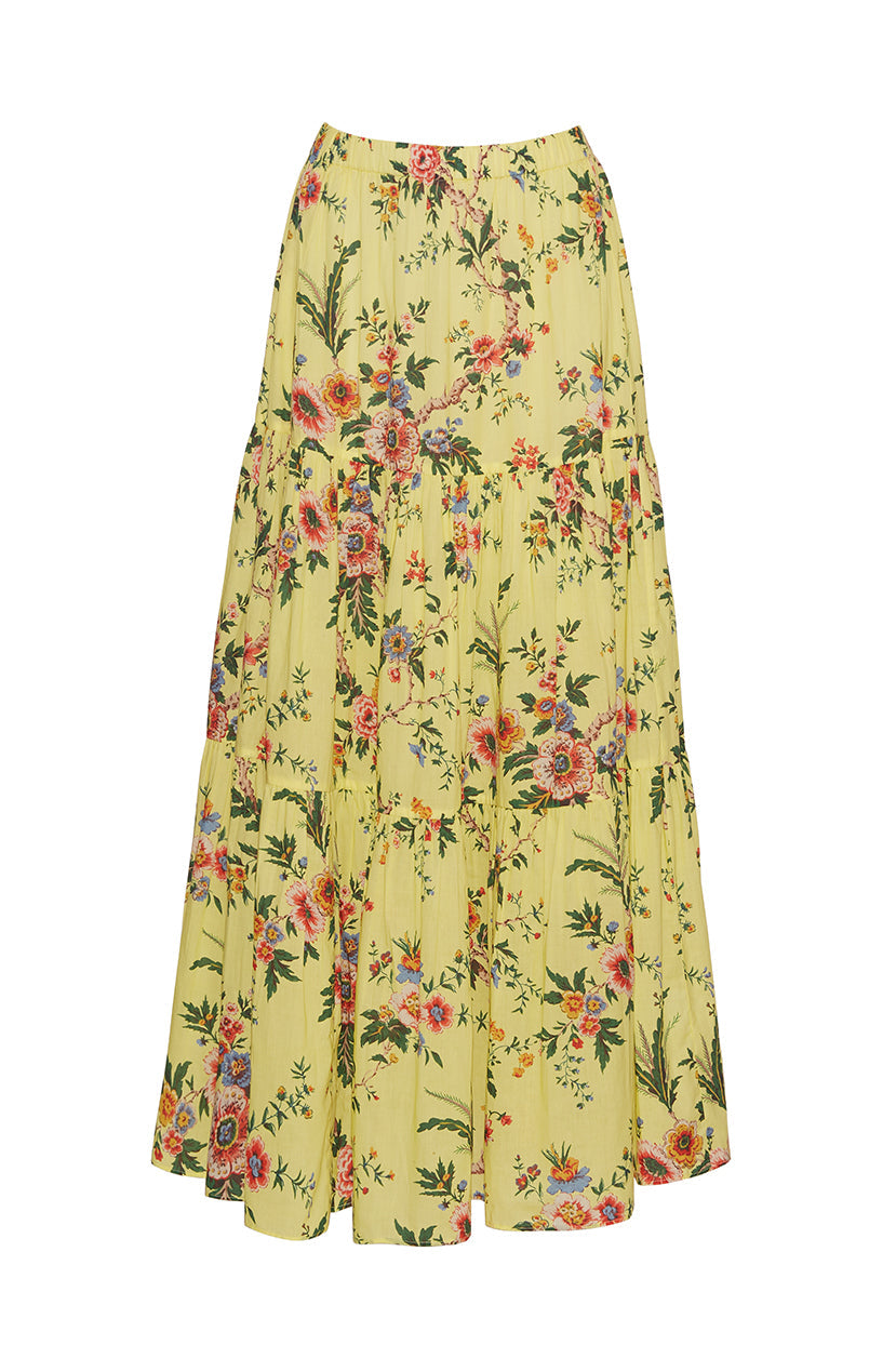 Melanie Skirt | Chintz Yellow