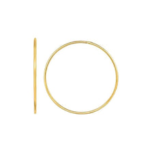 14k gold Endless Hoop Earrings