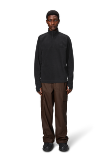 Unisex | Addis Fleece Half Zip | Black