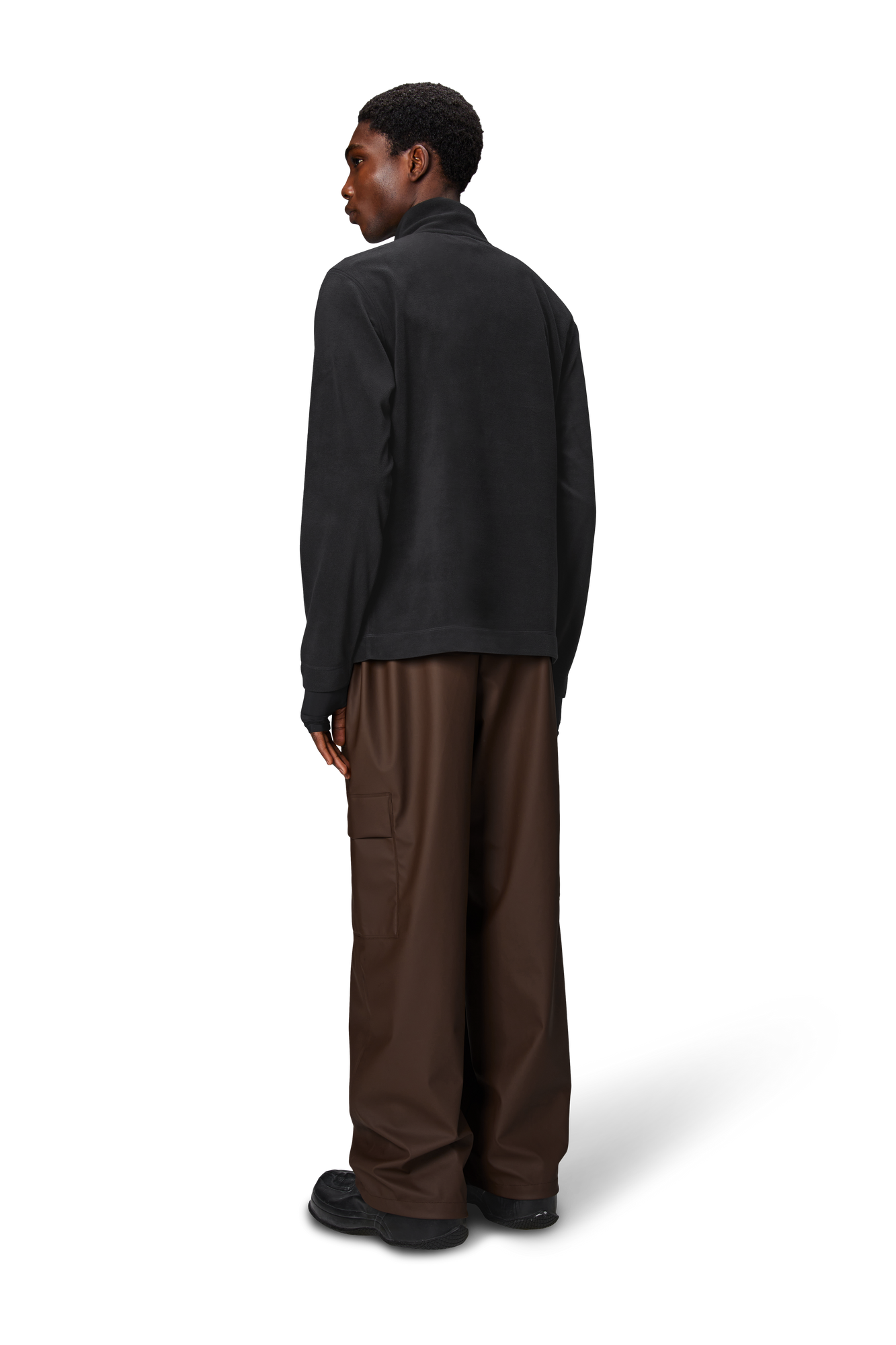 Unisex | Addis Fleece Half Zip | Black