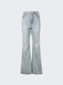 Nameplate Bootcut Jean | Light Blue