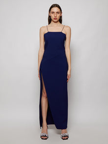 Women | The Attico | Fujiko Midi Dress | Navy Blue