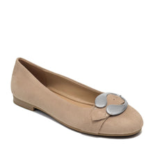 Paradise Casual Flat | Dune Faux Suede