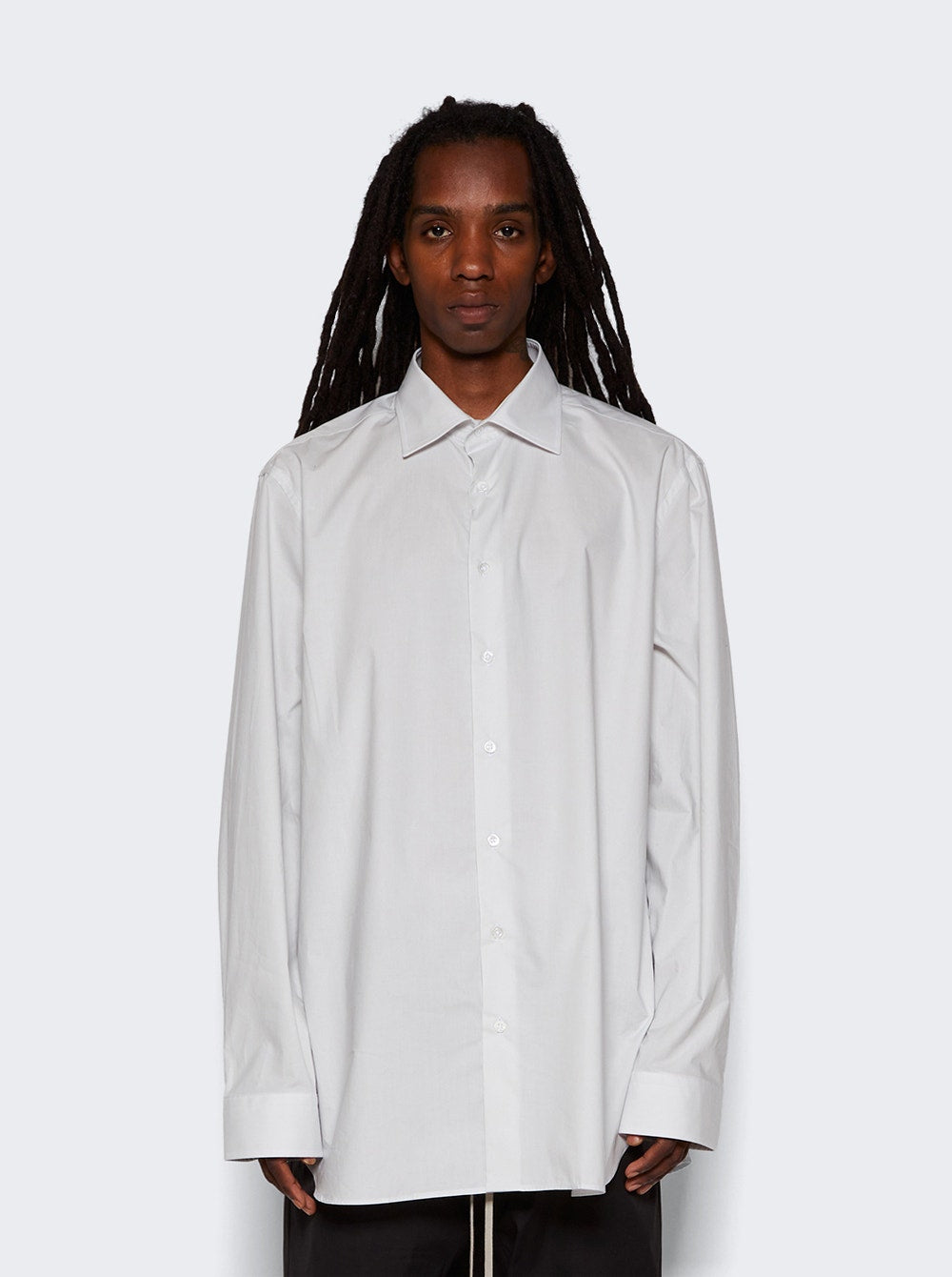 Men | Raf Simons X Philippe Vandenberg | Big Fit Shirt With Grand Amour Print | Pearl