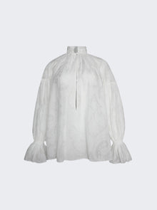 Women | Etro | Ruched Blouse | White