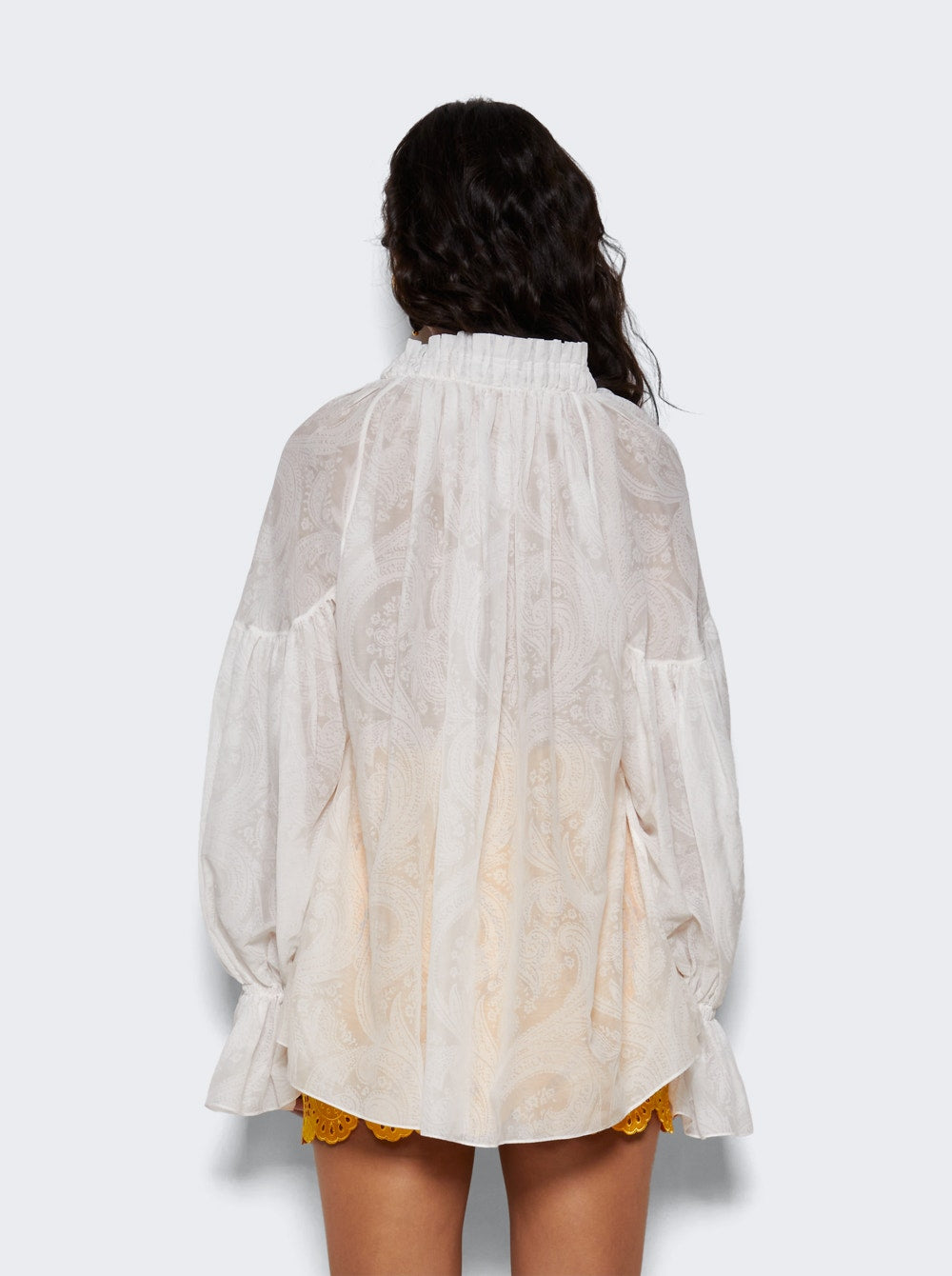 Women | Etro | Ruched Blouse | White