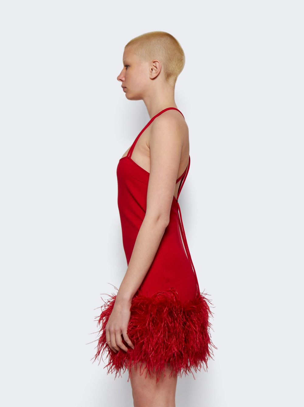 Women | The Attico | Fujiko Mini Dress | Red