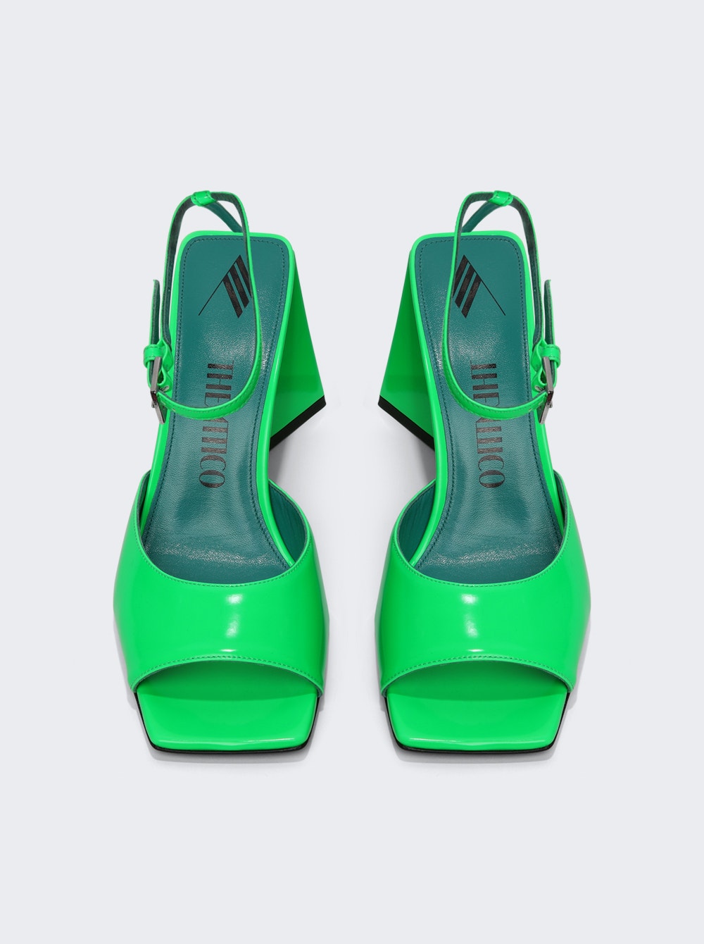 Women | The Attico | Piper Sandal 85mm | Fluorescent Emerald