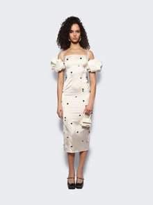 Women | Jacquemus | La Robe Choucho Dress | Off White & Black Dots