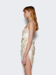 Women | Jacquemus | La Saudade Mini Dress Off-white | White