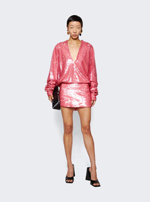 Women | The Attico | Gael Mini Dress | Light Pink