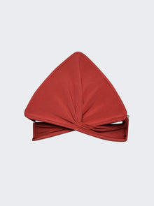 Women | Christopher Esber | Ore Pierced Spear Knit Bustier Brick | Red