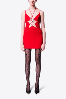 Star Cutout Mini Dress | Scarlet