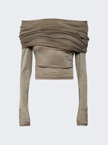 Women | Christopher Esber | Sonora Veiled Top Linseed | Tan