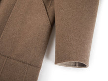 Ali Cashmere Wool-Blend Coat | Brown