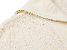 Wool Lapel Collar Cardigan | Beige