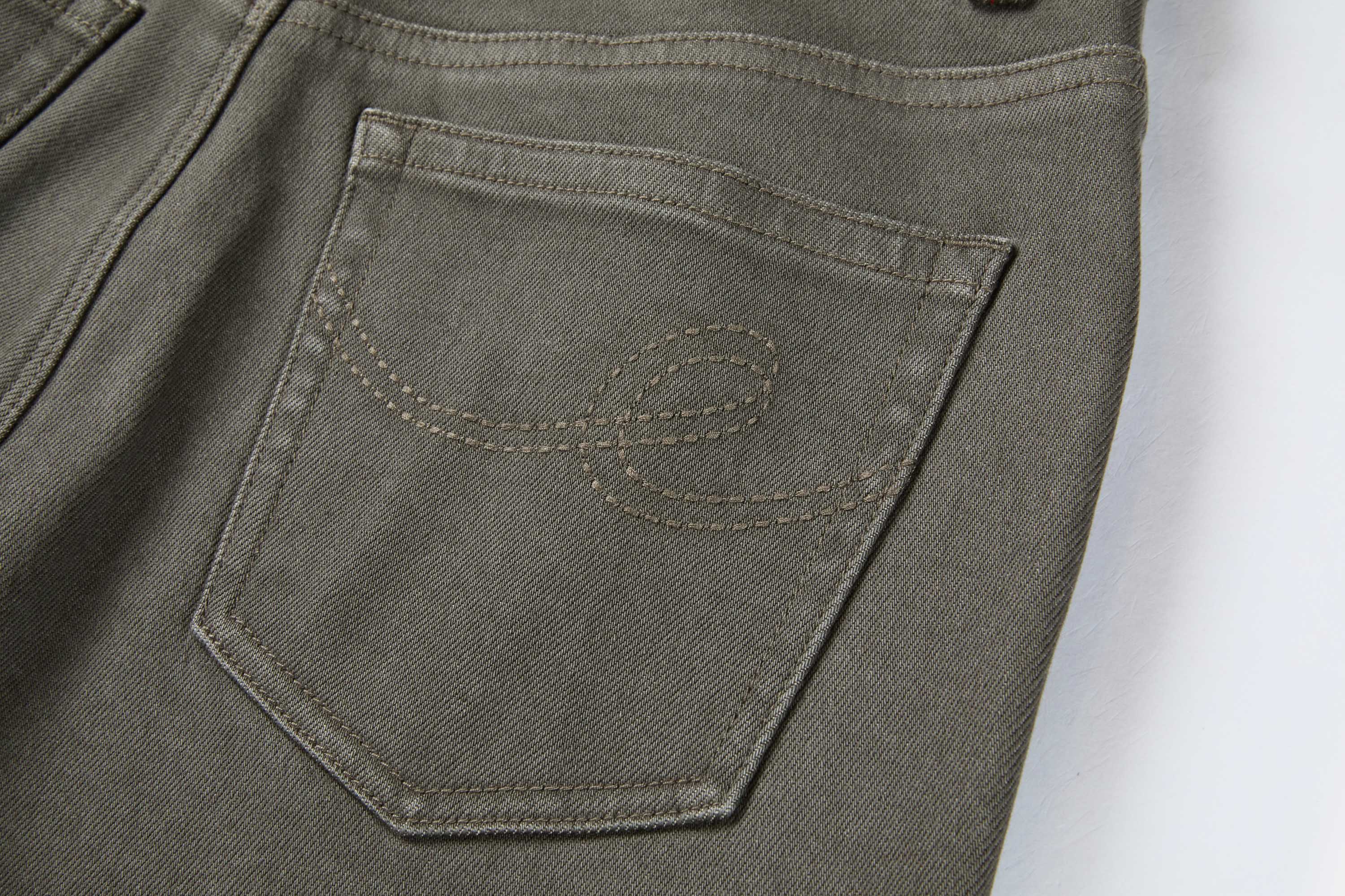 High-Waist Pants | Green