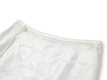 Jacquard Midi Skirt | White