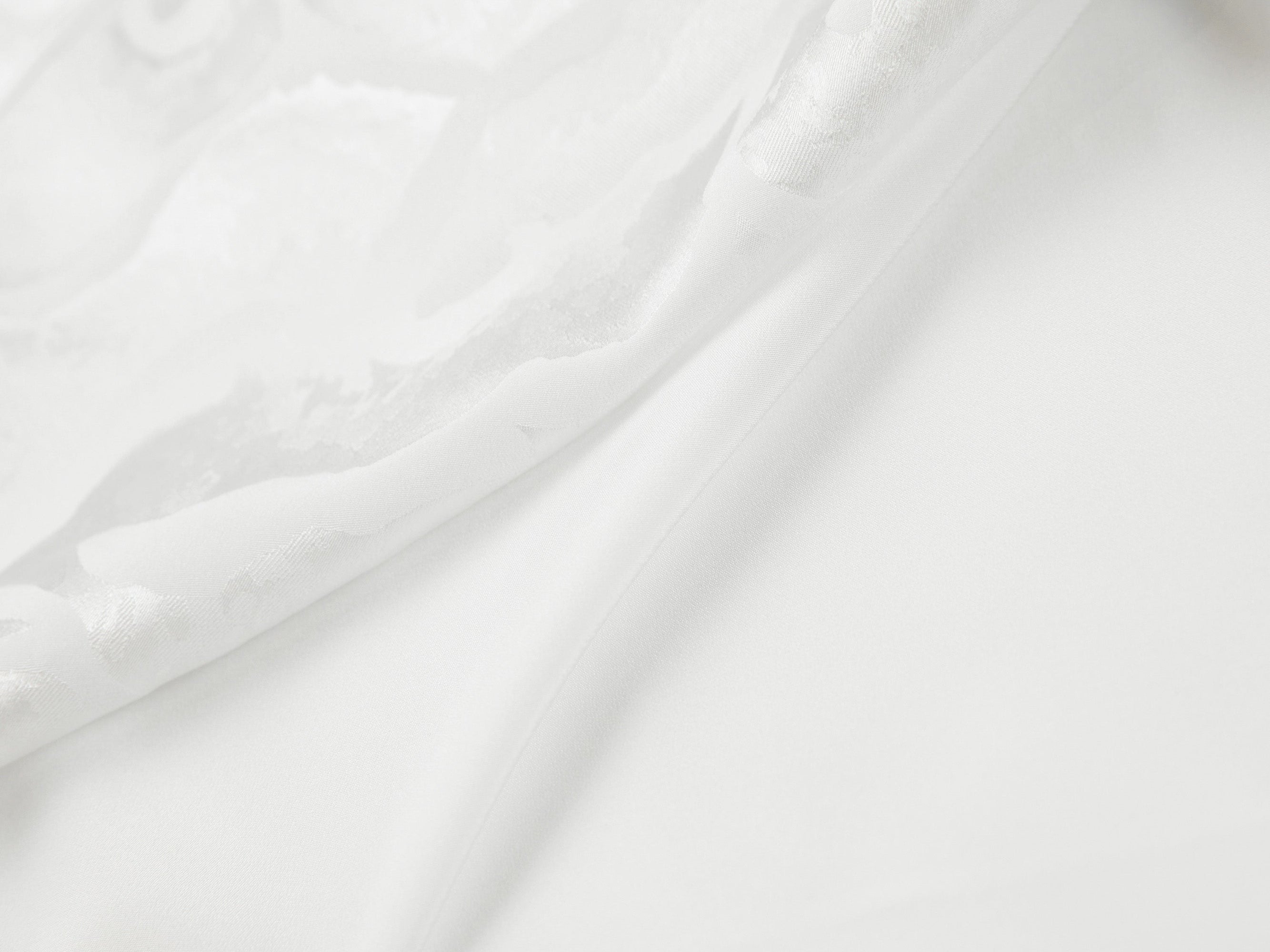 Jacquard Midi Skirt | White