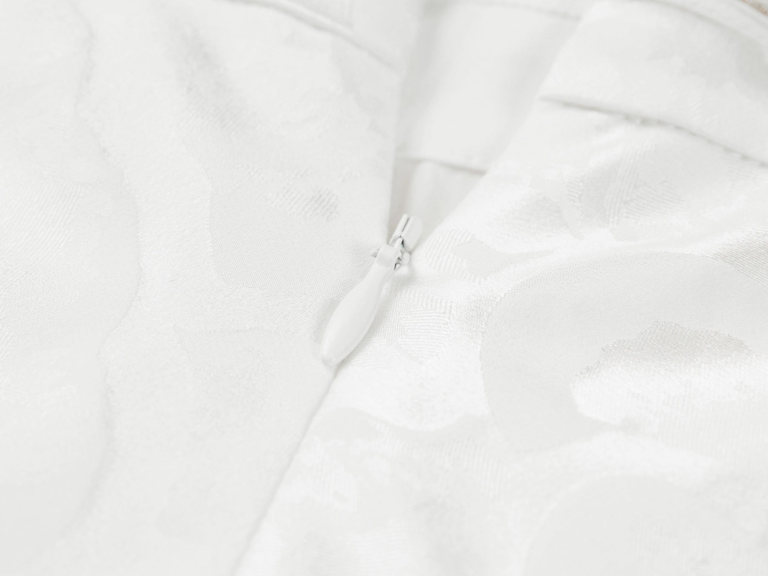 Jacquard Midi Skirt | White