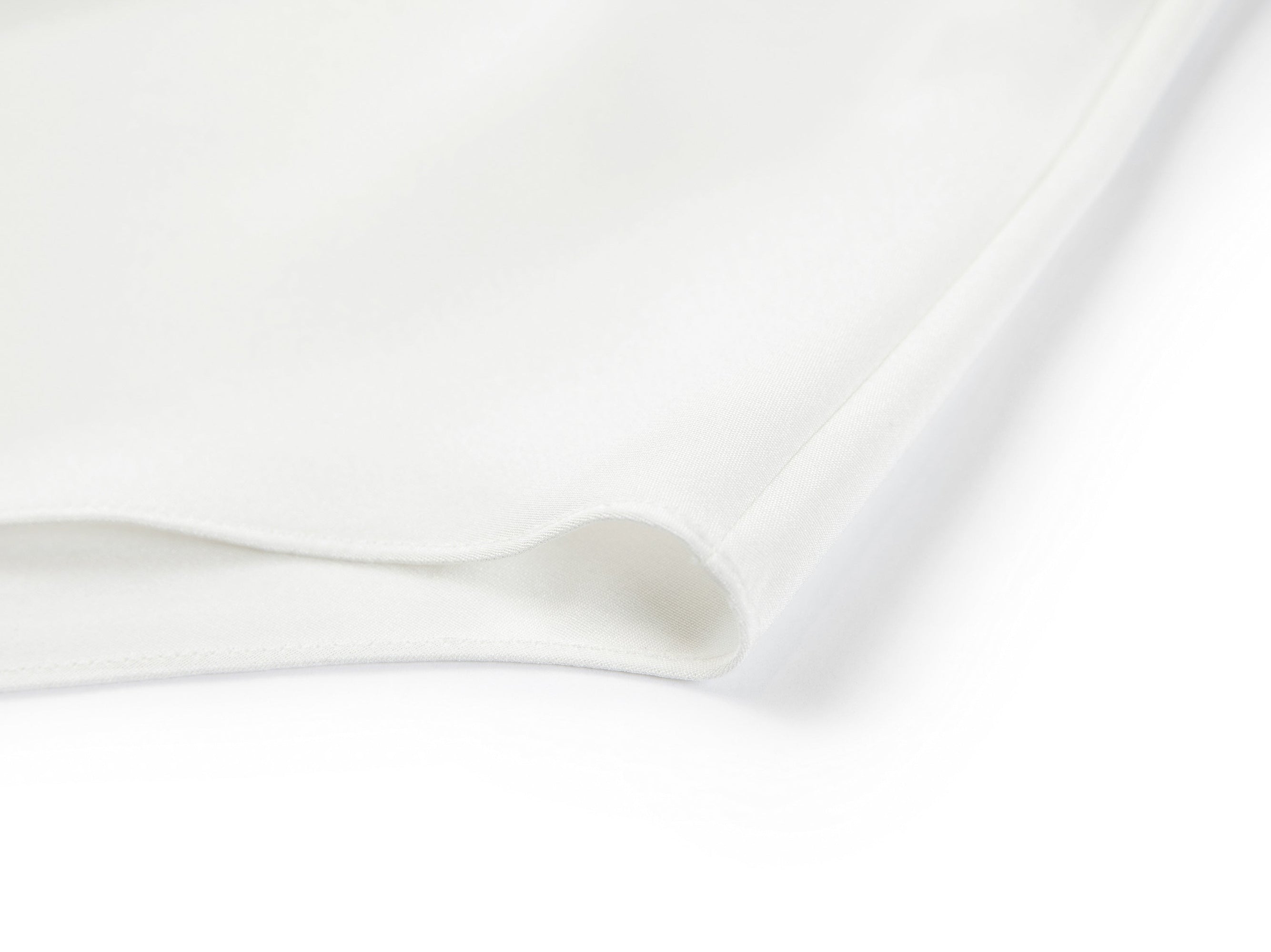 Classic Silk Shirt | White