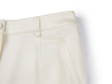 Straight-Leg Trousers | Cream