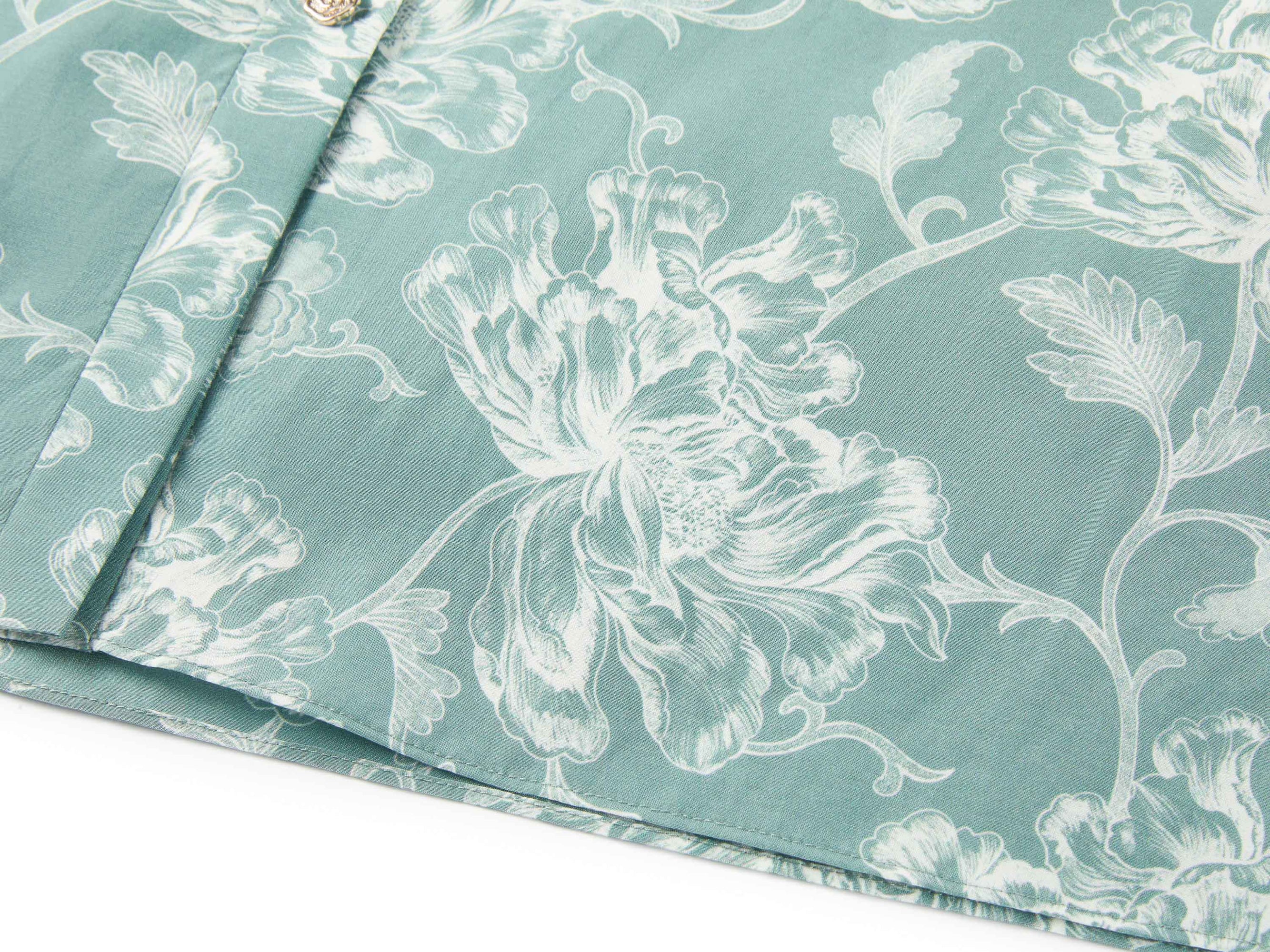 Printed Sleeveless Top | Green